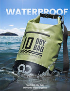 Lamicall Dry Bag Waterproof Backpack - 5L/10L/20L/30L/40L Roll Top Waterproof - Image 3