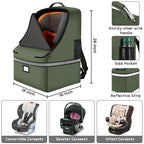 Car Seat Travel Bag, Padded Car Seats Backpack - Image 2