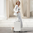 Carry On Luggage 22x14x9 Airline Approved, Zipperless Luggage Carry On - Image 2