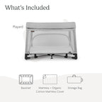 UPPAbaby Remi Playard | Deluxe 3-in-1 Portable Playard, Bedside Bassinet + - Image 2