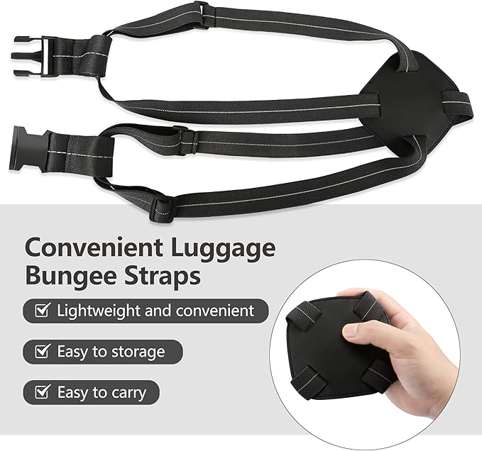 Luggage Bungee Straps for Attaching Bags - Image 3