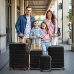 Coolife Luggage 4 Piece Set Suitcase Spinner Hardshell Lightweight TSA Lock - Image 6