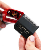 Supreme Trimmer 3-in-1 Barber Bundle | 2Spee Clipper, 2Spee Trimmer & Crunch Foil Shaver | Professional Beard Trimmer Men’s Hair Clipper Kit | Red
