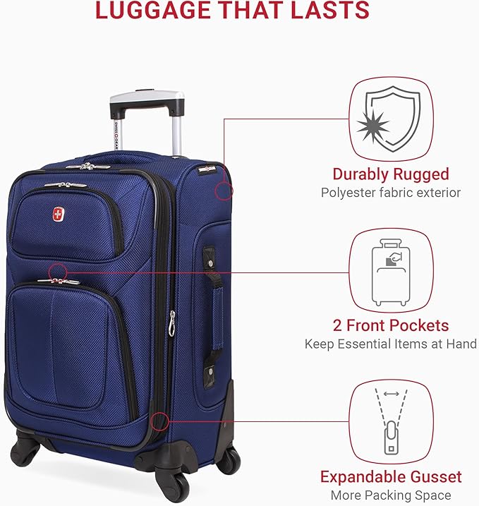 SwissGear Sion Softside Expandable Luggage, 2-Piece Set - Image 5
