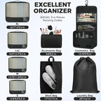 BAGAIL 9 Set Packing Cubes Luggage Packing Organizers - Image 4