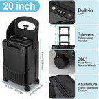20 Inch Ride on Luggage with Seat - Image 3