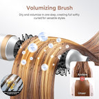 5 in 1 Hair Dryer Brush Set, Blow Dryer Brush with Air Style Wrap Hair Styler, Negative Ionic Magic Style Set, Detachable Air Curler for Volumizer,Straightener,Drying
