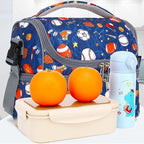 FlowFly Double Decker Cooler Insulated Lunch Bag Large Tote - Image 8