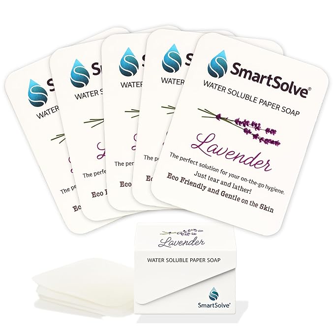 Lavender Scented Soap Sheets by SmartSolveIndustries
