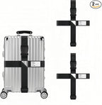 2-Pack Adjustable Luggage Straps by Unknown