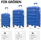24 Inch Luggage with Spinner Wheels, Hard Shell Suitcase, Lightweight PP - Image 6