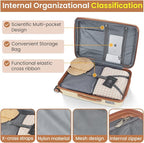 Campfun Luggage Sets 4 Piece, Expandable Carry On Luggage Set Hardshell PP - Image 5