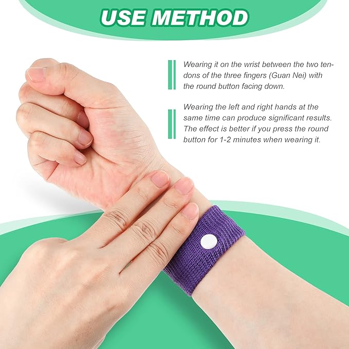 Zhanmai 12 Pairs Motion Sickness Bracelet - Image 5