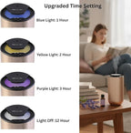 Waterless Essential Oil Diffuser – Portable Cordless Aromatherapy Diffuser for Home, Car & Office – 3 Mist Levels - 4 Timer Modes - 15ml Oil Capacity - USB-C Rechargeable