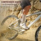 BULLIANT Compression Socks for Men 6Pairs, Athletic Crew Socks Cushioned For - Image 6