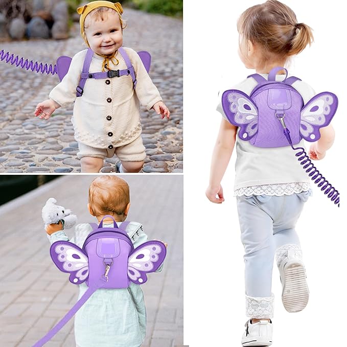 Accmor Toddler Harness Backpack Leash, Cute Butterfly Kid Backpacks - Image 7