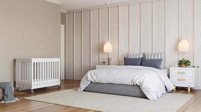 Foundations Boutique Folding Mini Baby Crib - Image 7