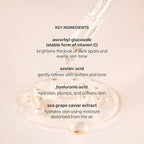 Vitamin C Glow Serum by Cocokind, Brighten Dullness and Improve Skin Tone and Texture, Hydrating Face Serum Formulated for Sensitive Skin, Cruelty Free, Fragrance Free, Vegan, 1 Fl Oz, 3 Pack
