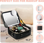 Mocado Travel Makeup Bag with LED Lighted Mirror, Travel Makeup Organizer - Image 7