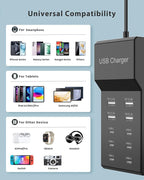 USB C Charger Block 10-Port USB-C Charging Station 6 USBC Ports & 4 USB-A Ports - Image 5