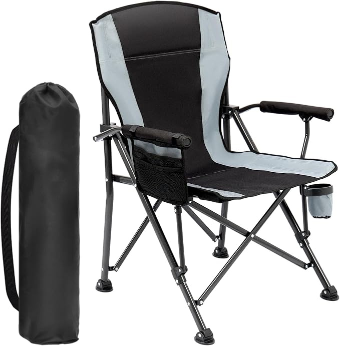 Oversized Folding Camping Chair by LINGRONG