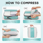 10 Set Compression Packing Cubes - Image 3