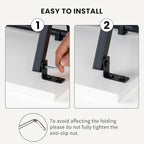 Foldable TV Trays, Small Folding Table, TV Trays Set of 2, TV Dinner Tray - Image 6