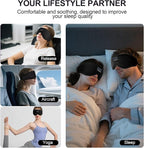 Sleep Headphones, Sleep Mask Bluetooth Wireless Music Eye Mask, Sleeping Mask - Image 7