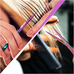 Utopia Care Hair Cutting and Hairdressing Scissors 6.5 Inch, Premium Stainless Steel Shears with Smooth Razor and Sharp Edge Blades for Salons, Men, Women and Kids, Rainbow