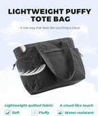 Tote Bag for Women, Lightweight Puffer bag - Image 3