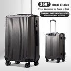 Coolife Luggage Suitcase PC+ABS - Image 2