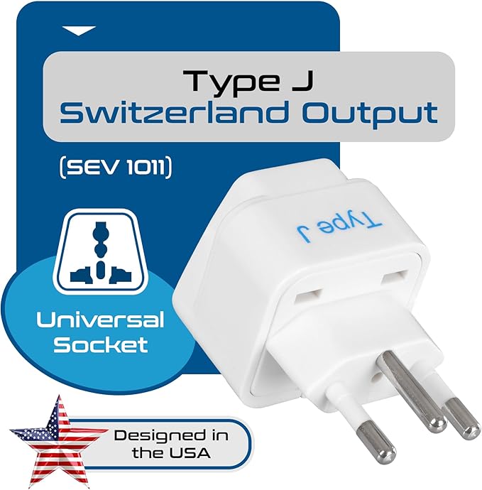 Ceptics Switzerland Travel Plug Adapter - Image 7