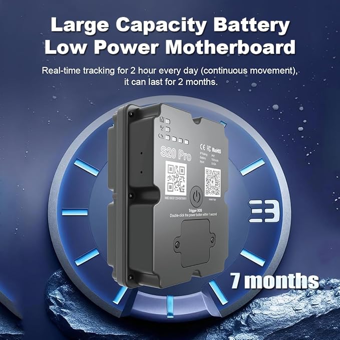 GPS Tracker for Vehicles Long Battery Life up to 7 Months Battery Life - Image 3