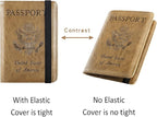 Passport Holder Cover Wallet Travel Essentials RFID Blocking Leather Card Case - Image 8