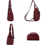 ODODOS Daily Sling Bag with Adjustable Straps Crossbody Chest Bag Lightweight - Image 5