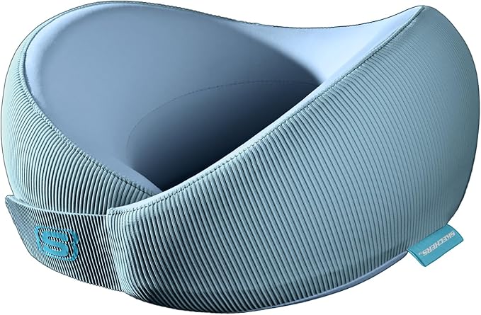 Skechers Women's Memory Foam Neck Pillow, Comfortable & Breathable Travel Pillow by Skechers