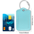 Luggage Tags for Suitcases (Aqua)
