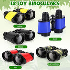 12 Set Binocular Compass Magnifying Glass Set Christmas Birthday Gift Small - Image 3