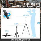SIRUI Lightweight Carbon Fiber Travel Tripod, 6kg Load Capacity Compact Camera - Image 4