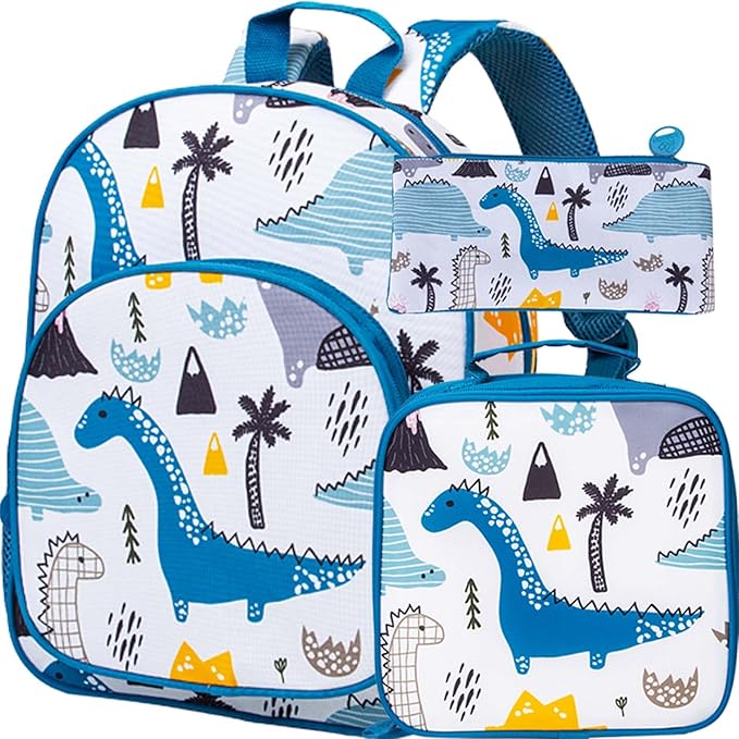 CCJPX Toddler Backpack for Boys Girls, Dinosaur Unicorn Cat Preschool Bookbag by CCJPX