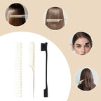 Electric Hot Comb Hair Straightener Heat Pressing Comb Curling Flat Iron Curler Hair Straightener Brush for Natural Black,Anti-Scald Beard Straightening Electric Press Comb (Black-3-Gear)