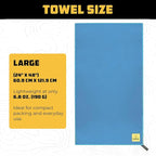 Wise Owl Outfitters Microfiber Camping Towel - Image 3