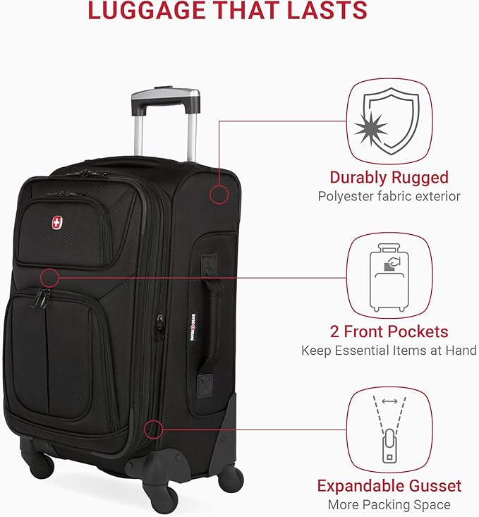 SwissGear Sion Softside Expandable Luggage, 2-Piece Set - Image 6