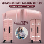 2 Pieces 20/29 Luggage Sets, 20 Inch Cabin Luggage - Image 7