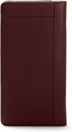 Leatherology Bordeaux Travel Zip Organizer Wallet, Passport Holder, RFID - Image 4