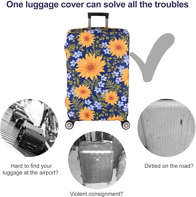 7-Mi Luggage Cover£¬ Suitcase Covers 19-30 Inch Expandable Anti-Scratch Luggage - Image 5