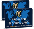 SaiTech IT 2 Pack RFID Blocking Card NFC Contactless Debit/Credit Card ATM by SaiTechIT
