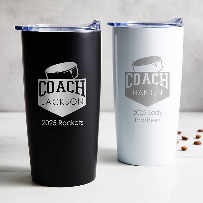 Lifetime Creations Personalized Hockey Coach Tumbler: Custom Hockey Coach Gift - Image 4
