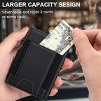Wallet for Men Wallet with Slim Pop Up Card Holder 9-13 Cards, Bifold - Image 4