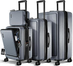 Hard Shell Luggage Sets with Spinner Wheels 4 Piece, Expandable Large Suitcases - Image 9